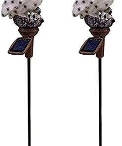Waterproof LED Owl Solar Lawn Light Set for Garden Decoration