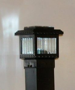 Polaris Mini Solar Deck Light 1W LED Black for 2-1/2 Post Use