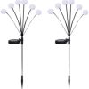 Black Aluminum Solar Wall Light IP44 Waterproof Outdoor Sconces 4