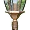 Stainless Steel Solar Column Pillar Lamp Outdoor LED Post Cap Light 4