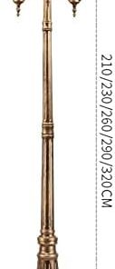 Outdoor High Pole Lamp for Garden Park Triple-Head Column Light 2
