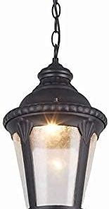 Solar Garden Lights E27 Pendant Fixture for Outdoor Patio Balcony