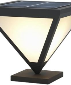 Outdoor Solar LED Wall Lamp for Fence Deck Column Cap Lighting