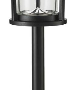GTXsolar Pathway Light 4 Pack Outdoor Landscaping Lighting Black 2