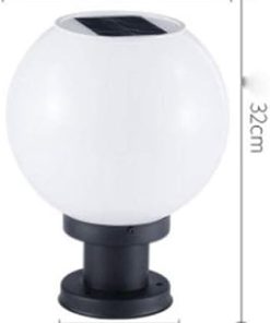 Solar Post Light Outdoor Waterproof LED Column Head Light for Garden 2