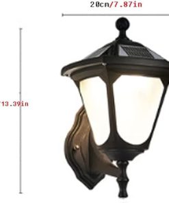 European Solar Fence Lights Outdoor LED Garden Wall Light 3000K 4500K 6500K 2