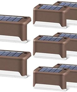 LED Solar Path Stair Lights Outdoor Waterproof Garden Yard Lamps 16PCS