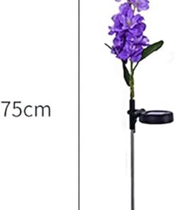 Violet Solar Lawn Light LED 10 Pcs Waterproof Outdoor Garden Decor 2