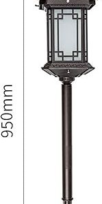 IP65 Solar Garden Light Outdoor Path Lamp LED Landscape Fixture 2