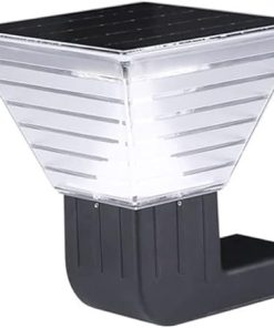 Black Square Solar Wall Lighting Waterproof LED Outdoor Wall Lamp