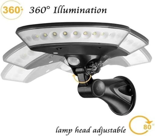 Modern Solar Outdoor Wall Lantern for Porch and Patio Lighting - Image 2