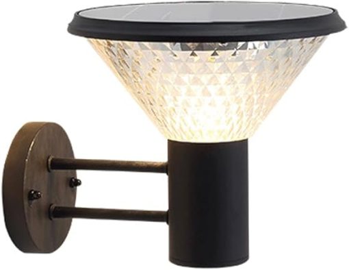 Solar Powered Bright Outdoor Wall Lamp for Courtyards and Gardens