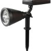 Modern Waterproof Solar Wall Sconce Dual Color LED Light for Outdoors 4