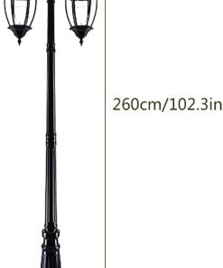 Outdoor Solar Street Light Waterproof Victorian Landscape Lamp 2
