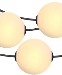 Brightech 48 ft Solar Remote String Lights and 30 ft Plug-in Lights 2