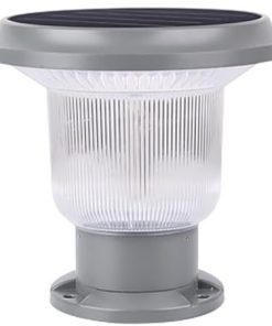 Solar Flame Post Lamp Outdoor, High Brightness Flickering Flame SMD LED Lighting,Fit 4×4, 5×5 Or 6×6 Wooden Posts Decor for Garden Deck Patio, Solar Powered Fence Post Cap Lights (Color :