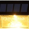 Solar Wall Light Outdoor Waterproof Four-Pack for Garden and Terrace