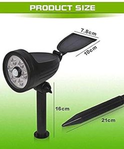 Outdoor Waterproof Solar Wall Sconces for Gardens and Corridors 2