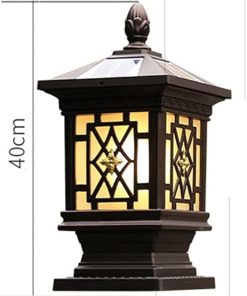 Solar Powered Outdoor Post Lights for 4×4 Garden and Patio Deck 2