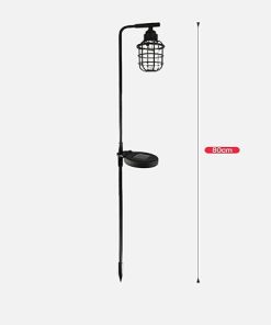 MIMMIC 31 Inch Solar Hanging Lights for Garden, Patio, Yard, 2 Pack 2