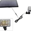 Solar Spot Light Outdoor 10000 mAh 6 LED Solar Powered Landscape Garden