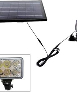 Solar Spot Light Outdoor 10000 mAh 6 LED Solar Powered Landscape Garden