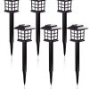 Solar Bollard Wall Mounted Light CCT Adjustable 3000K to 6000K 580 Lumens 3