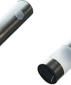 Solar LED Pathway Lights Battery Operated Stainless Steel – 2 Pack