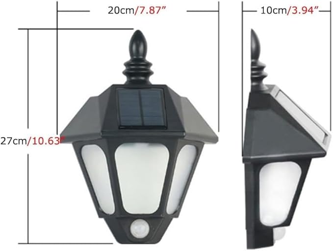 Aimery LED Solar Wall Light for Outdoor Garden High Brightness Lighting 2 Aimery LED Solar Wall Light for Outdoor Garden High Brightness Lighting - Image 2
