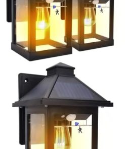 Odgens Solar Lights Outdoor Garden Pack of 2 and 1 Pack
