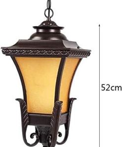 Solar Powered Waterproof Garden Pendant Light Aluminum Chandelier 2