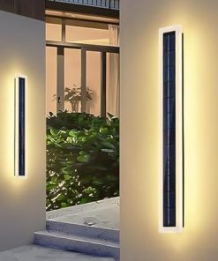 Waterproof Solar Wall Lamp with Remote Control LED Outdoor Light