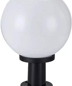 Solar Post Light Outdoor Waterproof LED Column Head Light for Garden