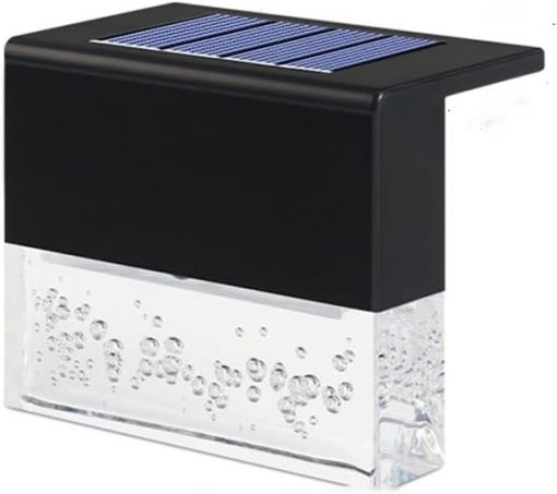 Solar Powered Outdoor Stairs Lamp Waterproof Garden Pathway Lights