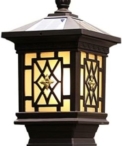 Solar Powered Outdoor Post Lights for 4×4 Garden and Patio Deck