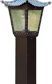 Outdoor Waterproof Antique Street Lantern E27 Solar Garden Light