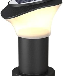 Modern Solar Post Lights for Outdoor Patio Villa Decoration