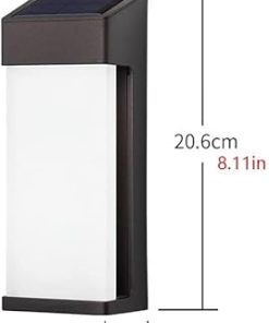Modern Solar Energy LED Wall Sconce for Outdoor Porch and Garden 2