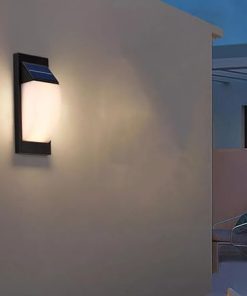 Solar Porch Sconces Waterproof Wall Mounted Lighting for Entryway