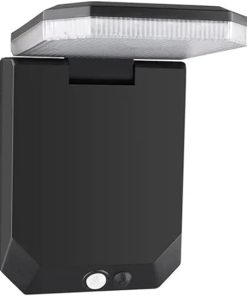 Solar LED Outdoor Wall Lamp with 3 Modes Motion Sensor Waterproof