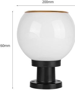 Solar LED Outdoor Lamp Post IP65 Waterproof Energy Saving Lighting 2