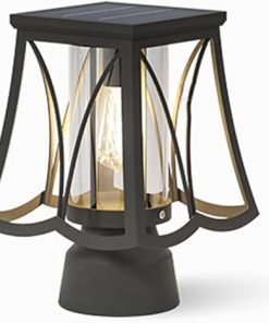 LED Solar Wall Light for Patio Pole and Fence Outdoor Lanterns