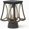 Victoria High Pole Landscape Street Light Aluminum Glass Outdoor Lamp 3