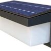 Modern Solar Induction Stainless Steel Waterproof Wall Light Outdoor 3