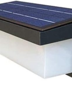 Industrial Metal Solar Wall Light Sconce for Outdoor Waterproof Use