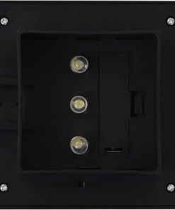 Outdoor Solar Lamps – 6 LED Square Lights for Garden and Patio 2