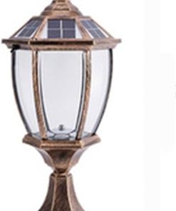 Solar Wall Lights Sconces Outdoor Garden Post Cap Lanterns Waterproof