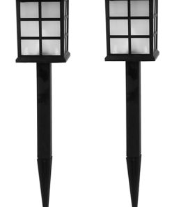 Outdoor Waterproof Solar Stigma Light 4 Pack for Path and Wall Lighting