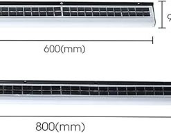 Modern Solar LED Wall Lamp Outdoor Waterproof Strip Sconce for Gardens 2