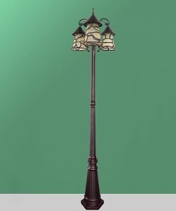 Outdoor Lamp Post Light Waterproof Retro Garden Pillar Light E27